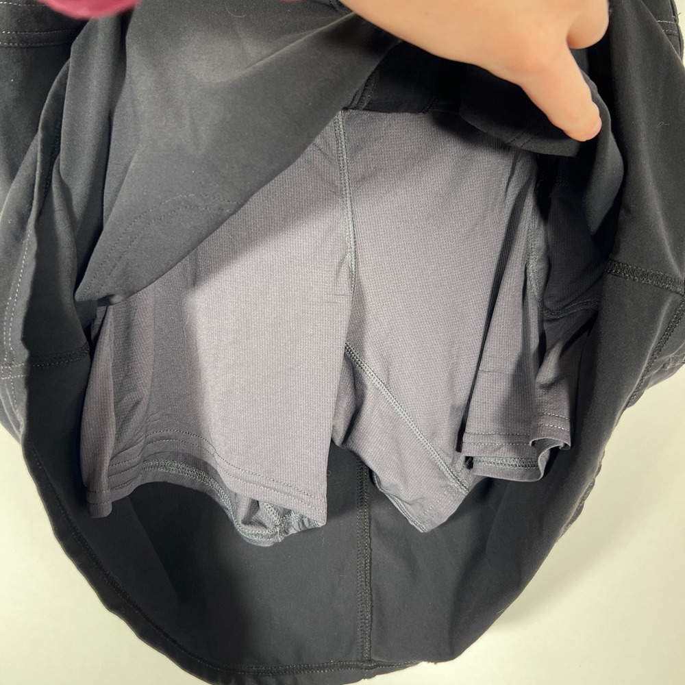 KUHL Outdoor Black Skort Built-in Shorts Cargo Pockets Hiking Activewear Medium - Picture 3 of 7